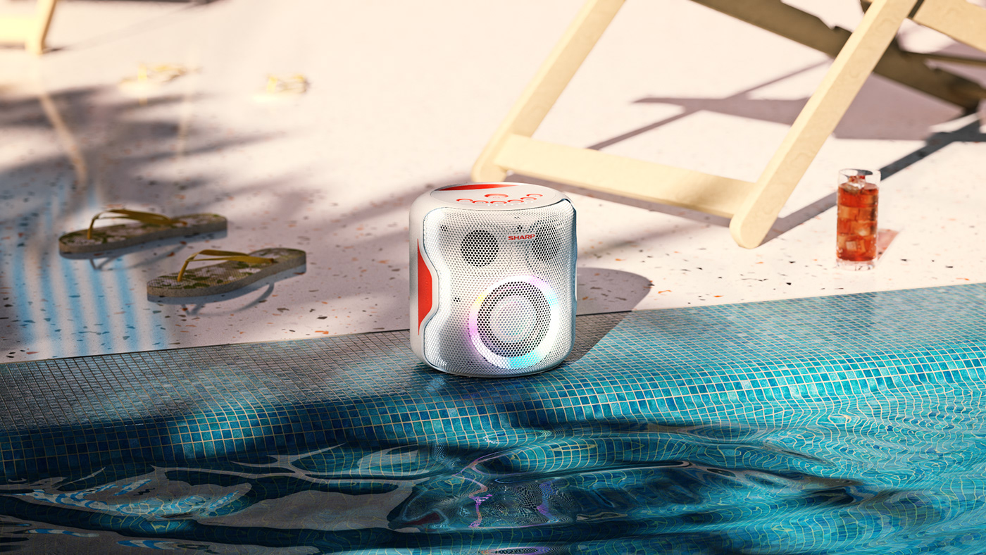 Image design，particle，speaker，