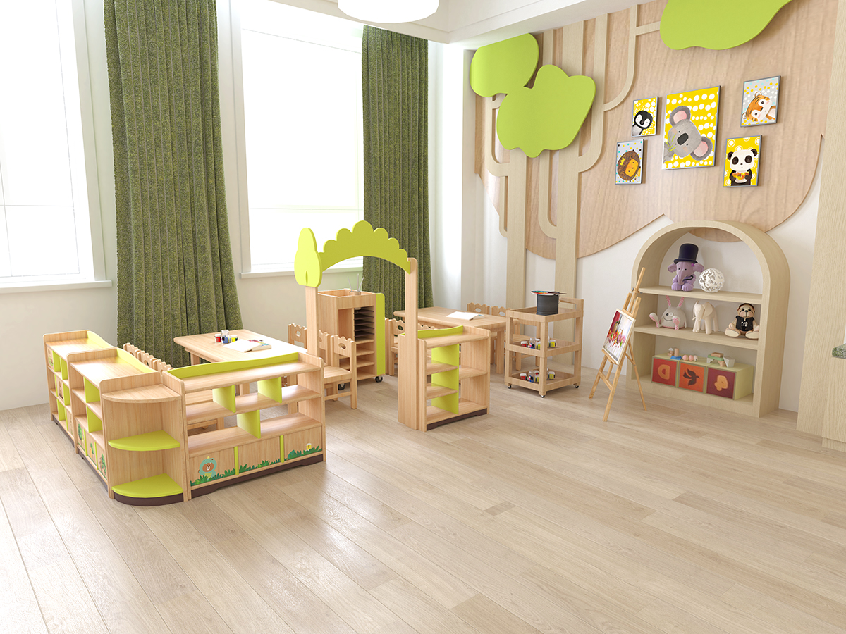 Kindergarten furniture，Kindergarten equipment，Children's furniture，Solid wood furniture，Solid wood Furniture Customization，