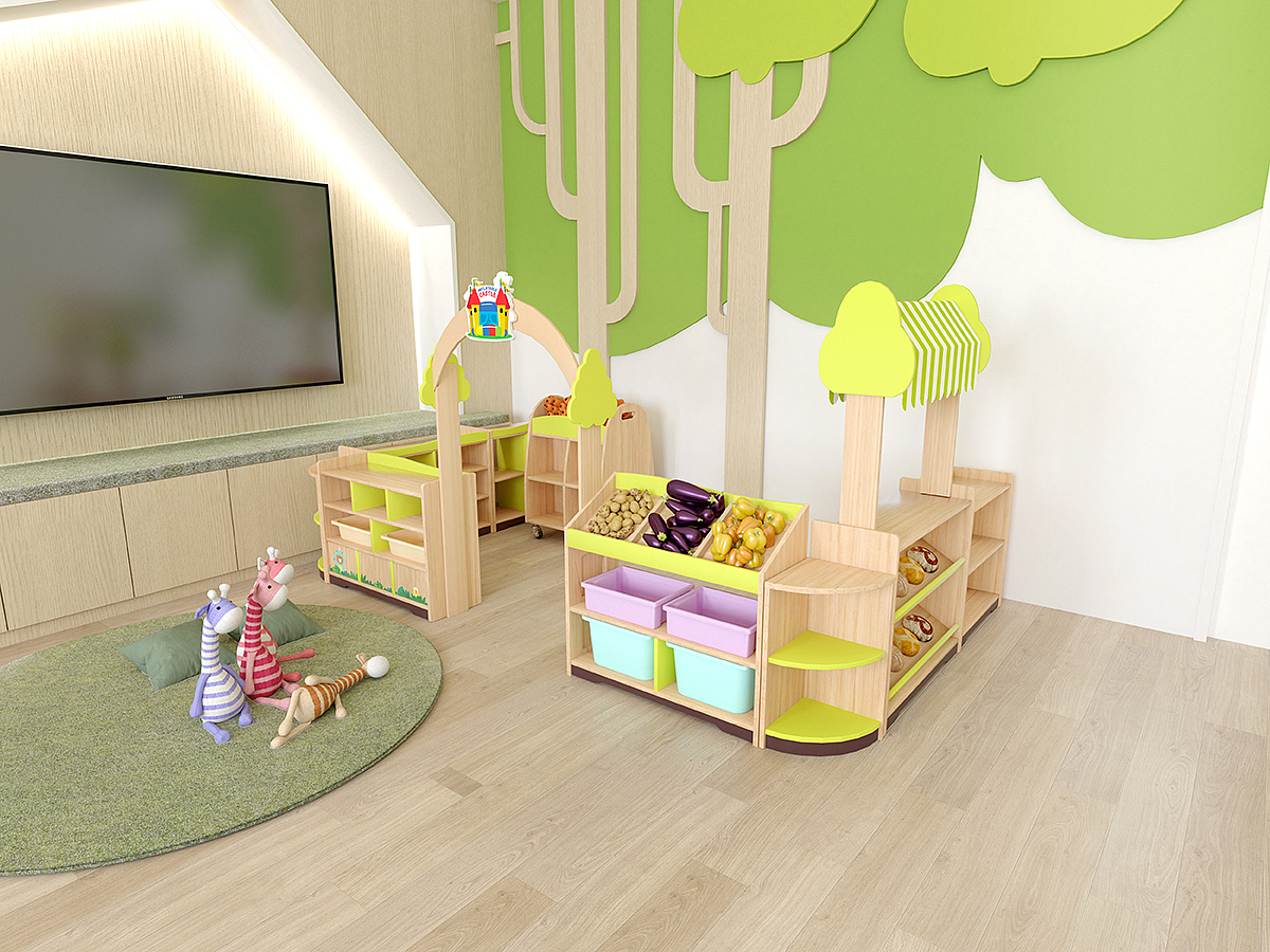 Kindergarten furniture，Kindergarten equipment，Children's furniture，Solid wood furniture，Solid wood Furniture Customization，