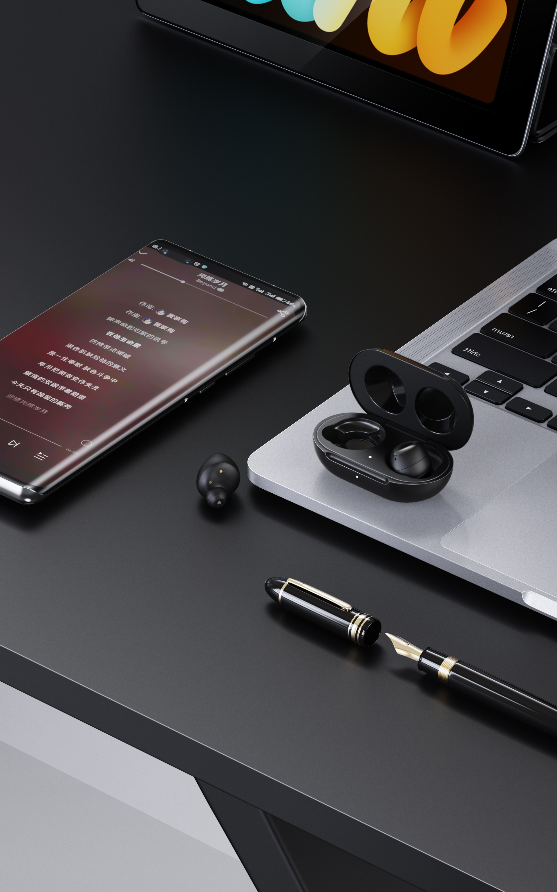 keyshot，ps，Render，product，headset，3c，three-dimensional，scene，