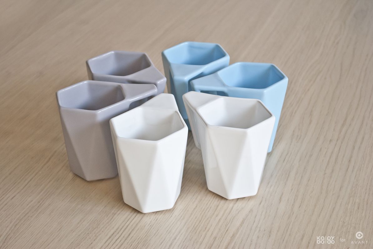 Water cup，glass，ceramics，Modern style，inspiration，Architectural geometric modeling，Easy to clean，Angular shape，