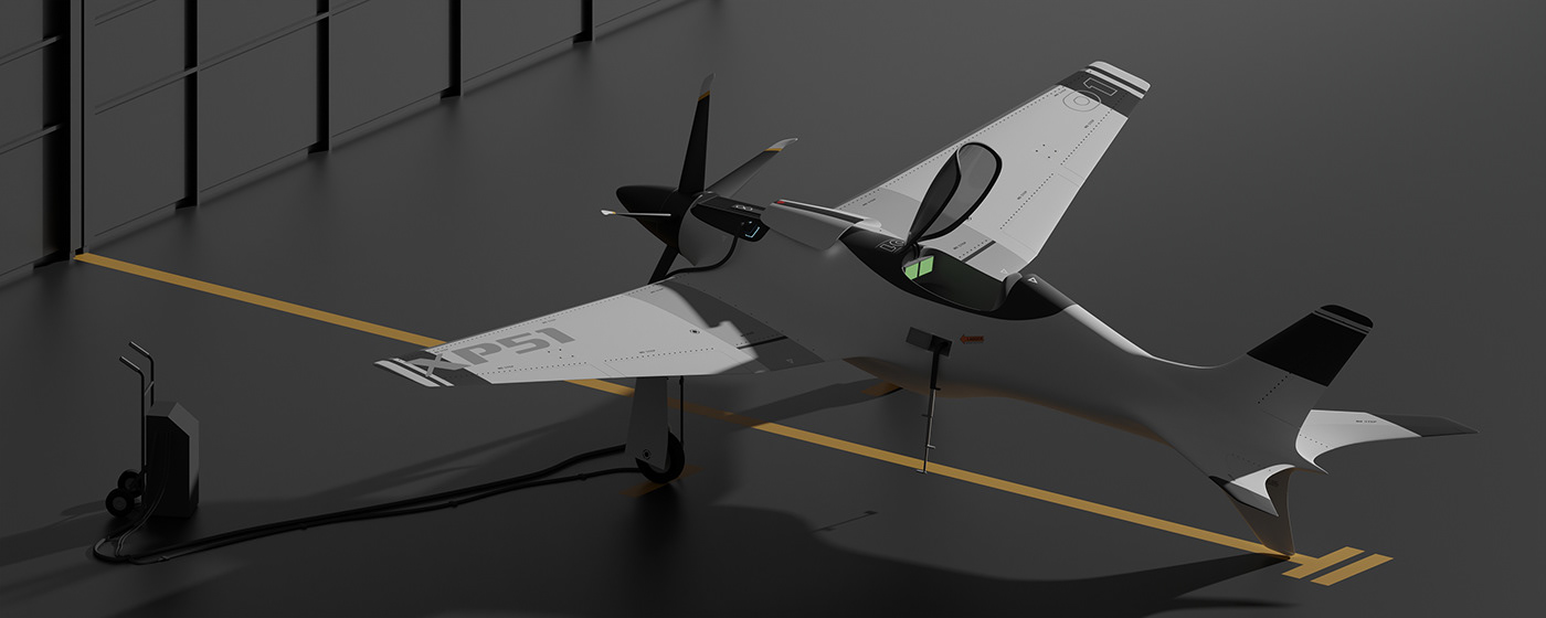 XP51，aircraft，Render，