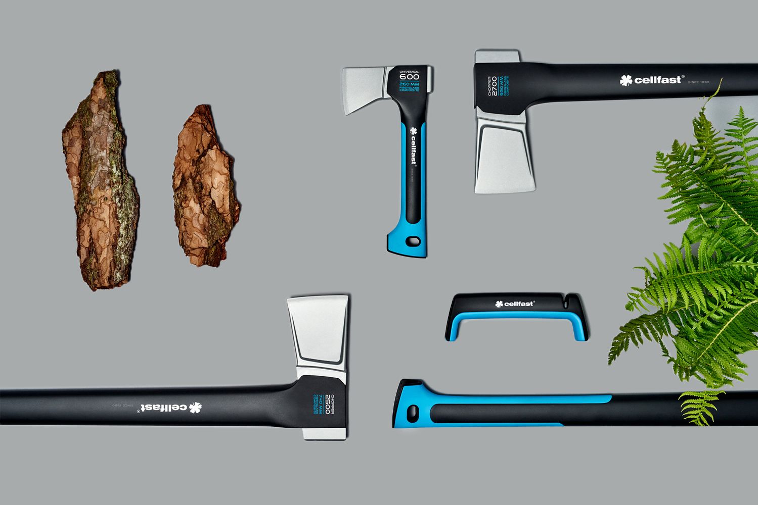 Metal，steel products，compound material，non-slip，suit，axe，2017if Award，Cellfast，