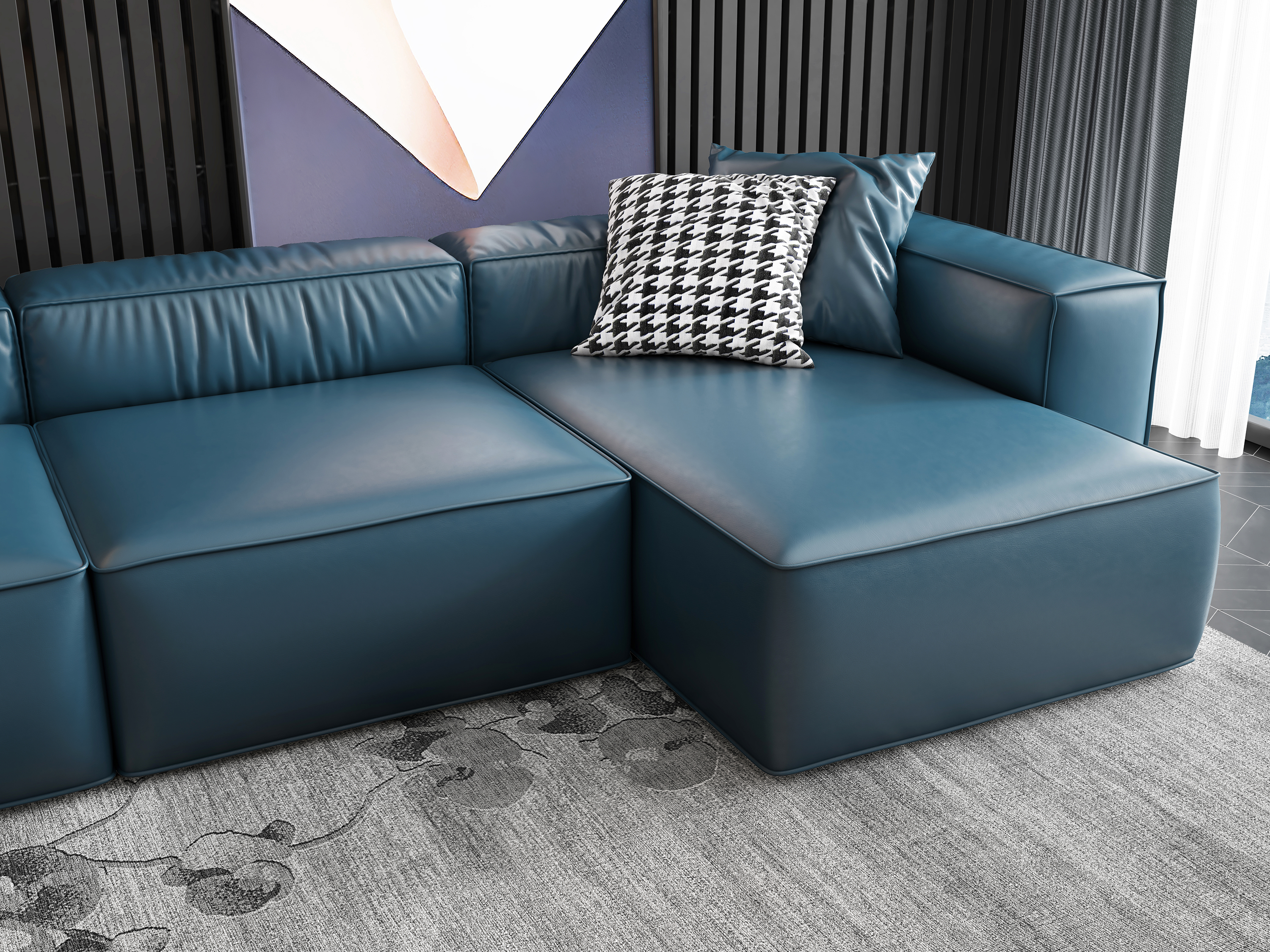 Sofa modeling and rendering animation tutorial，Furniture product design，Creative design，Design，designer，master，Antique Valley fragrance，product design，