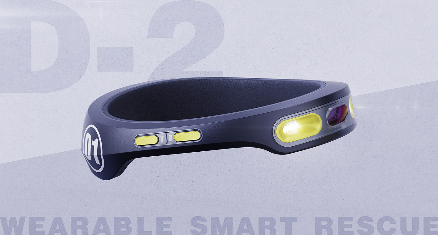 product design，industrial design，Smart wear，Emergency rescue，