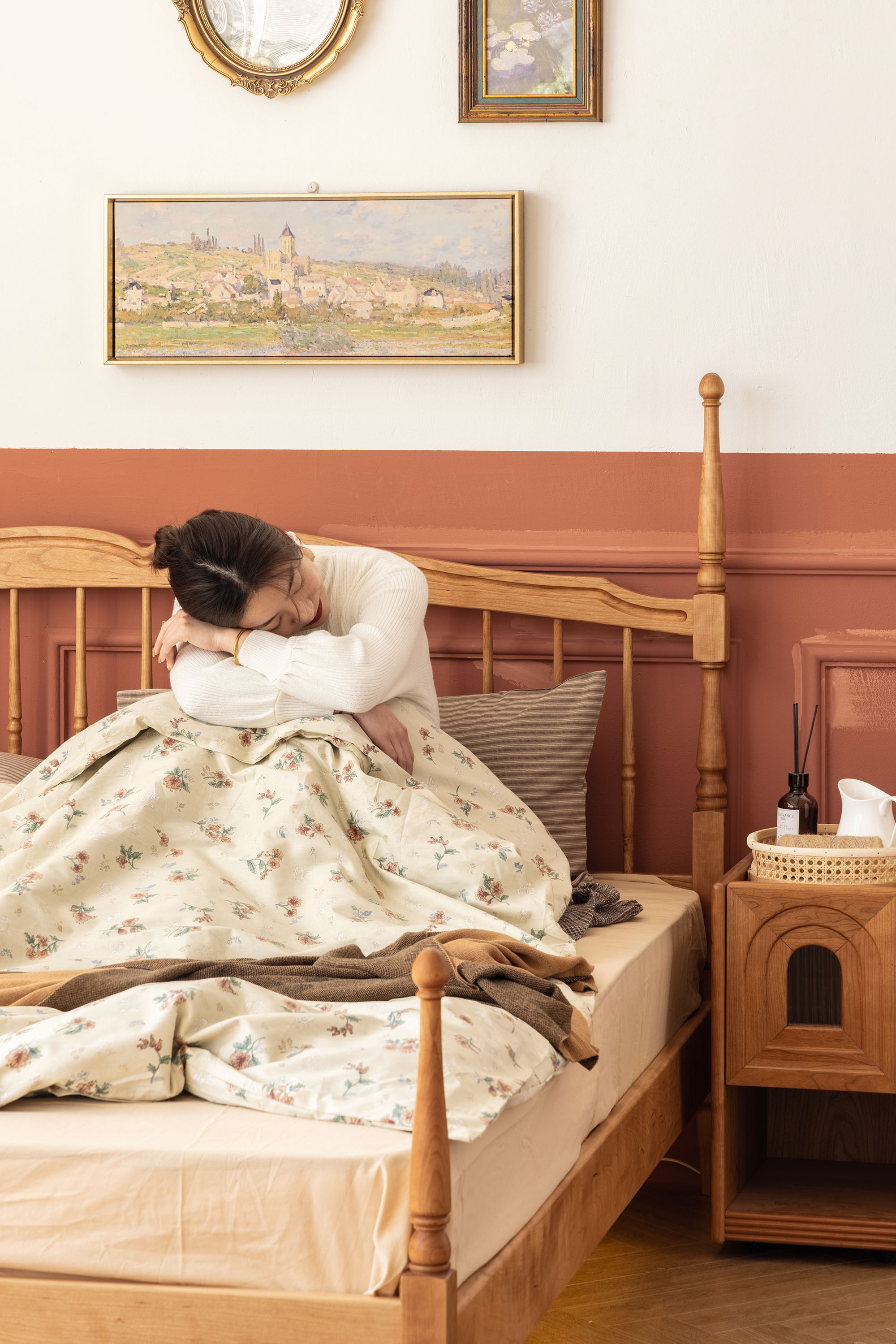 Solid wood furniture，Bed，furniture design ，Home design，