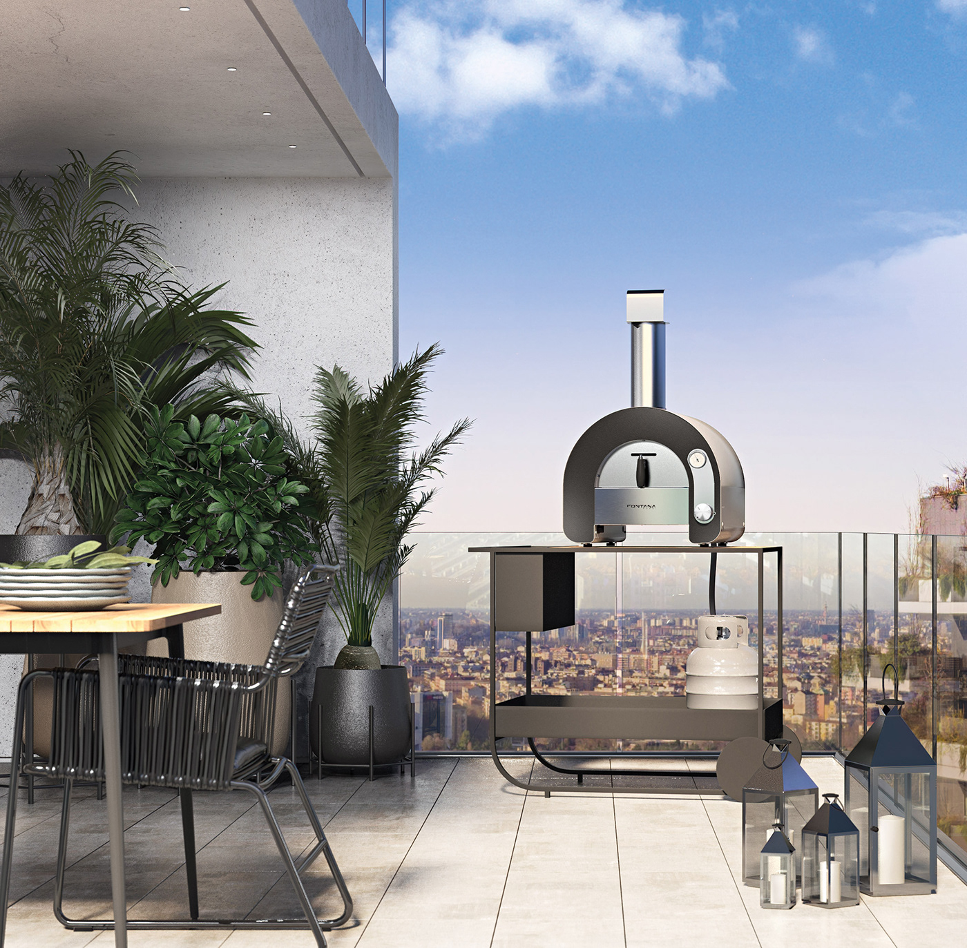 oven，Maestro，Pizza，Gas，