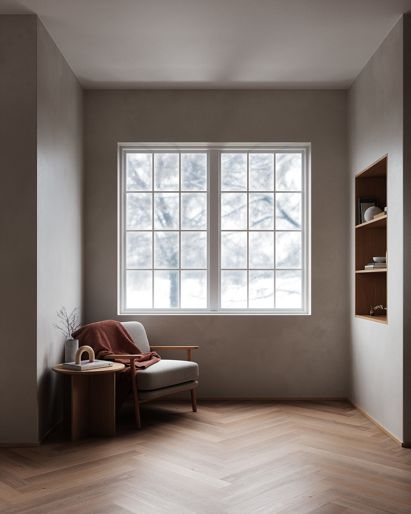 bedroom，fstorm，winter，