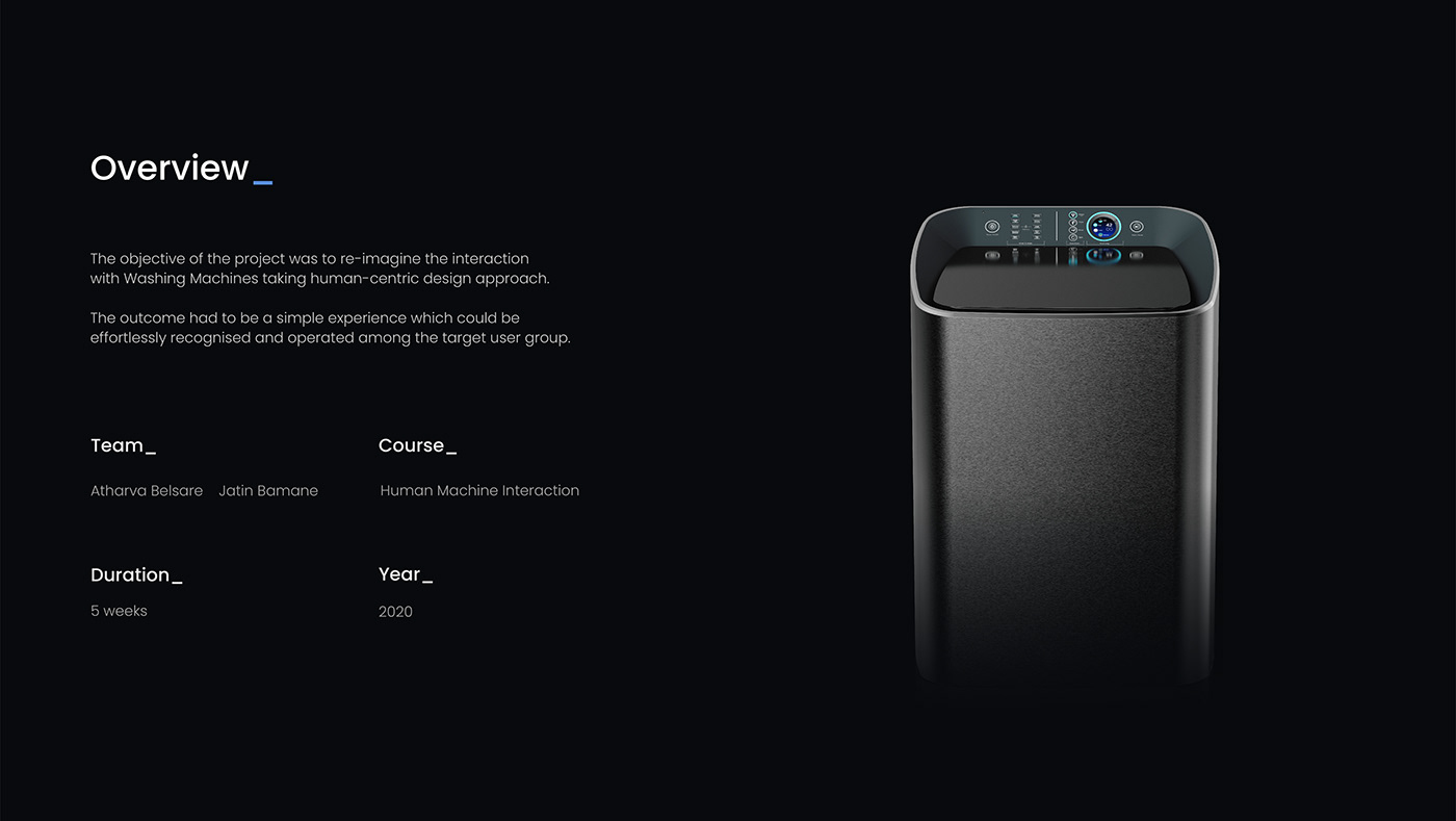 Washing machine，Man machine interface design，Knob type，