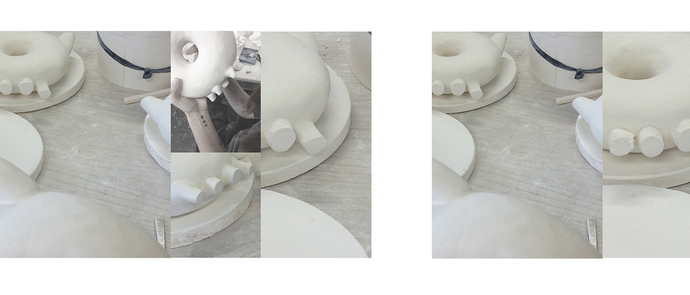 Ceramic design，Hand drawn craft，Blue Porcelain，Vase teapot，Handmade，