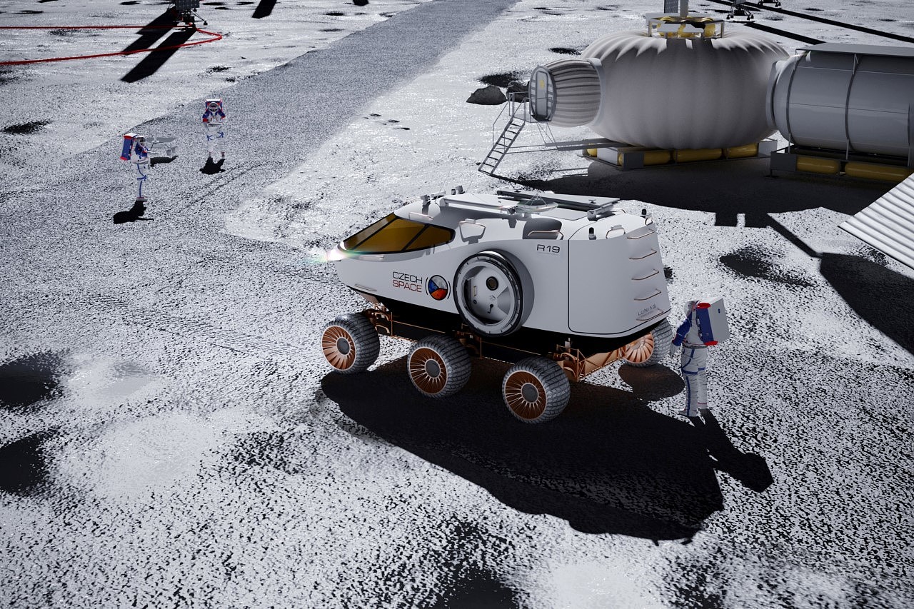Lunar base，Metaverse lunar base，Mars rover，