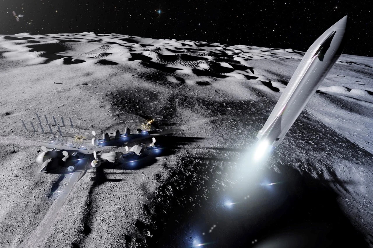 Lunar base，Metaverse lunar base，Mars rover，