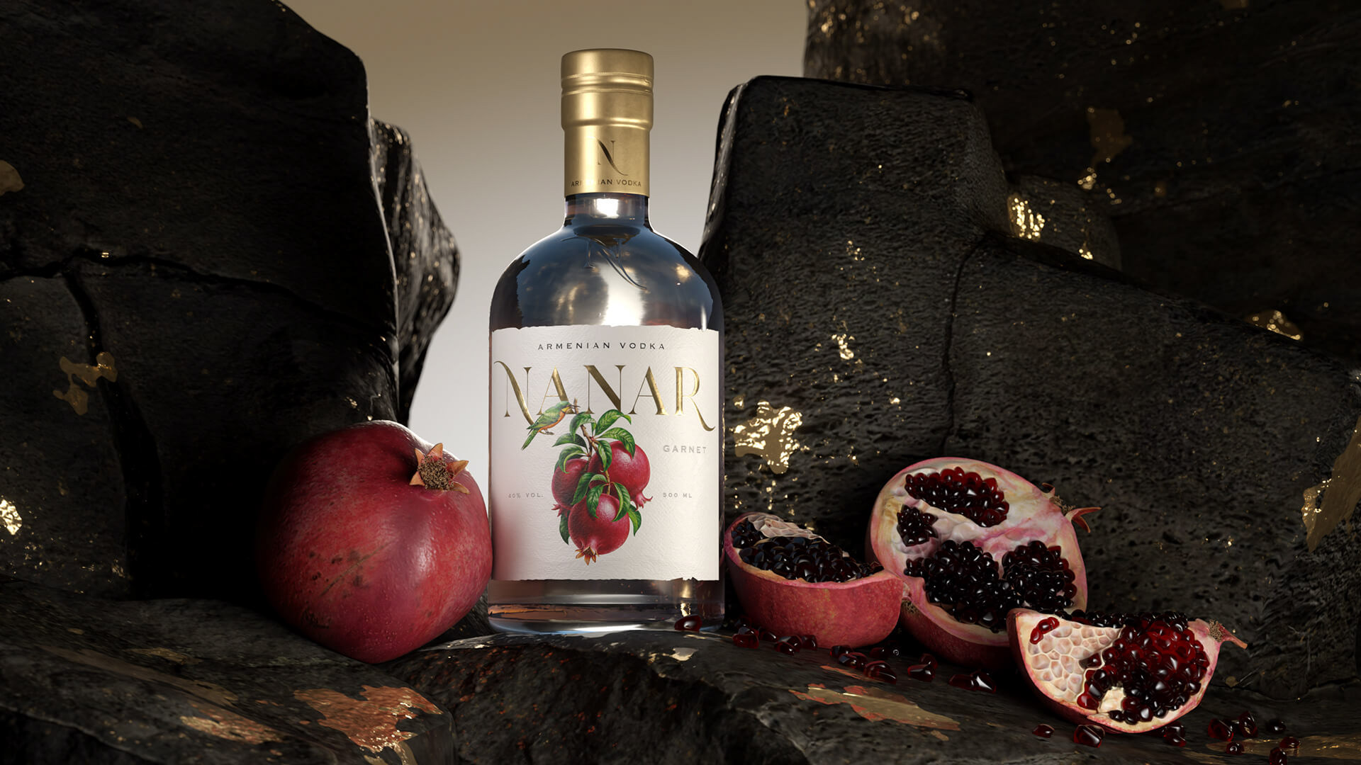 packing design，Nanar，Wine packaging，Vodka，