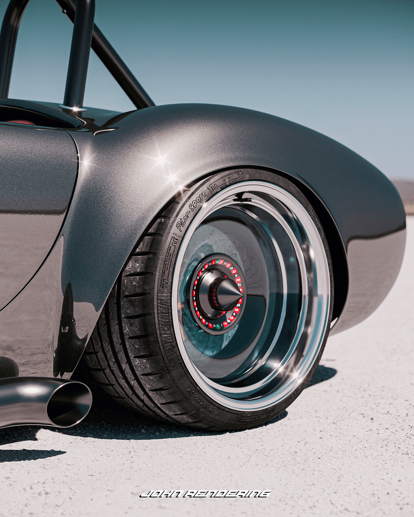 Shelby Cobra 427，Acrylic wheel，