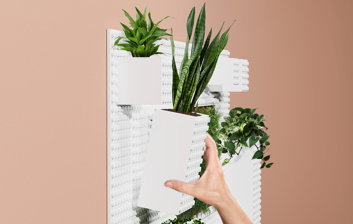 Lego，Botany，indoor，assemble，vase，