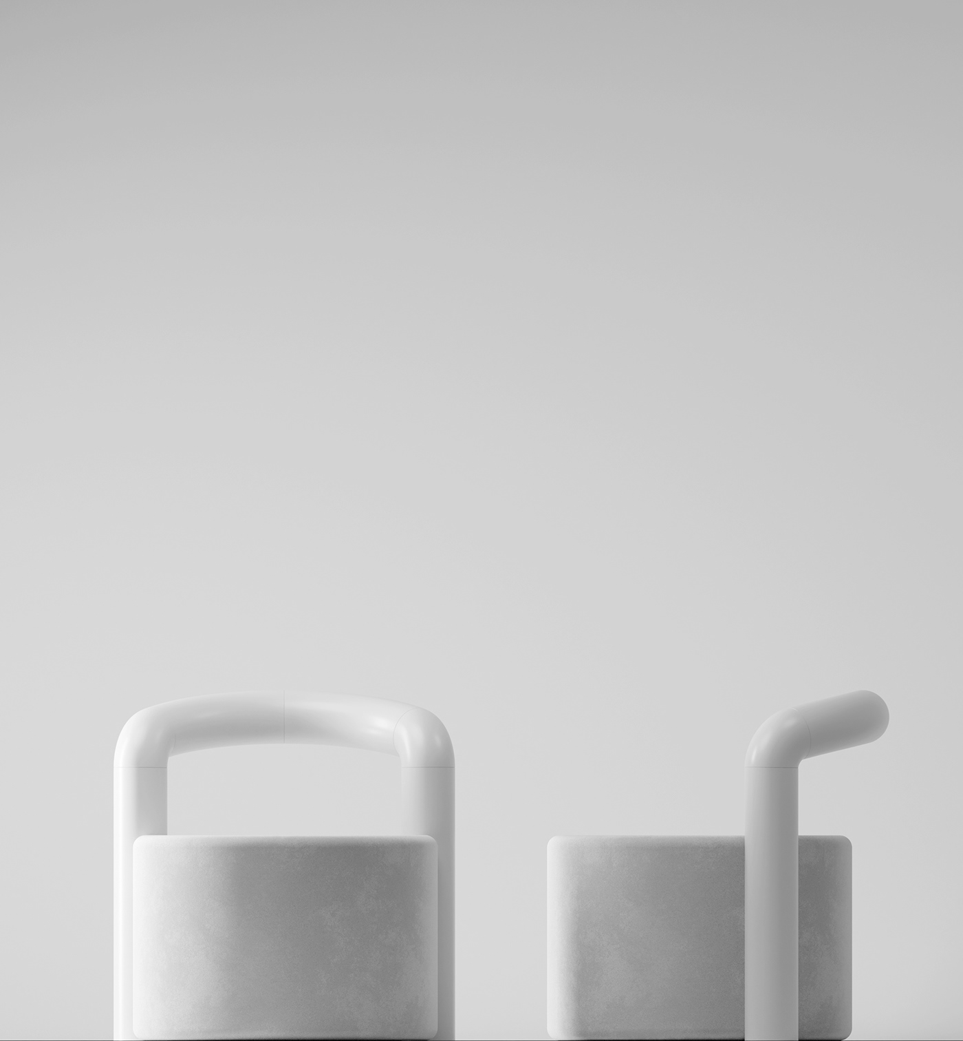 chair，white，Minimalism，concept，furniture，