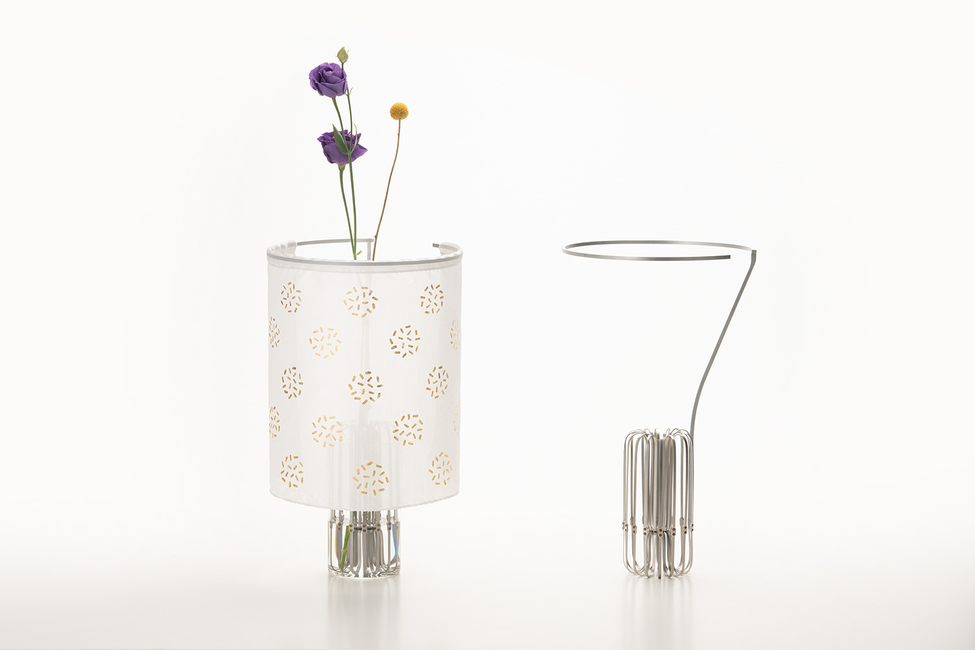 vase，Art，Gold foil，silk，