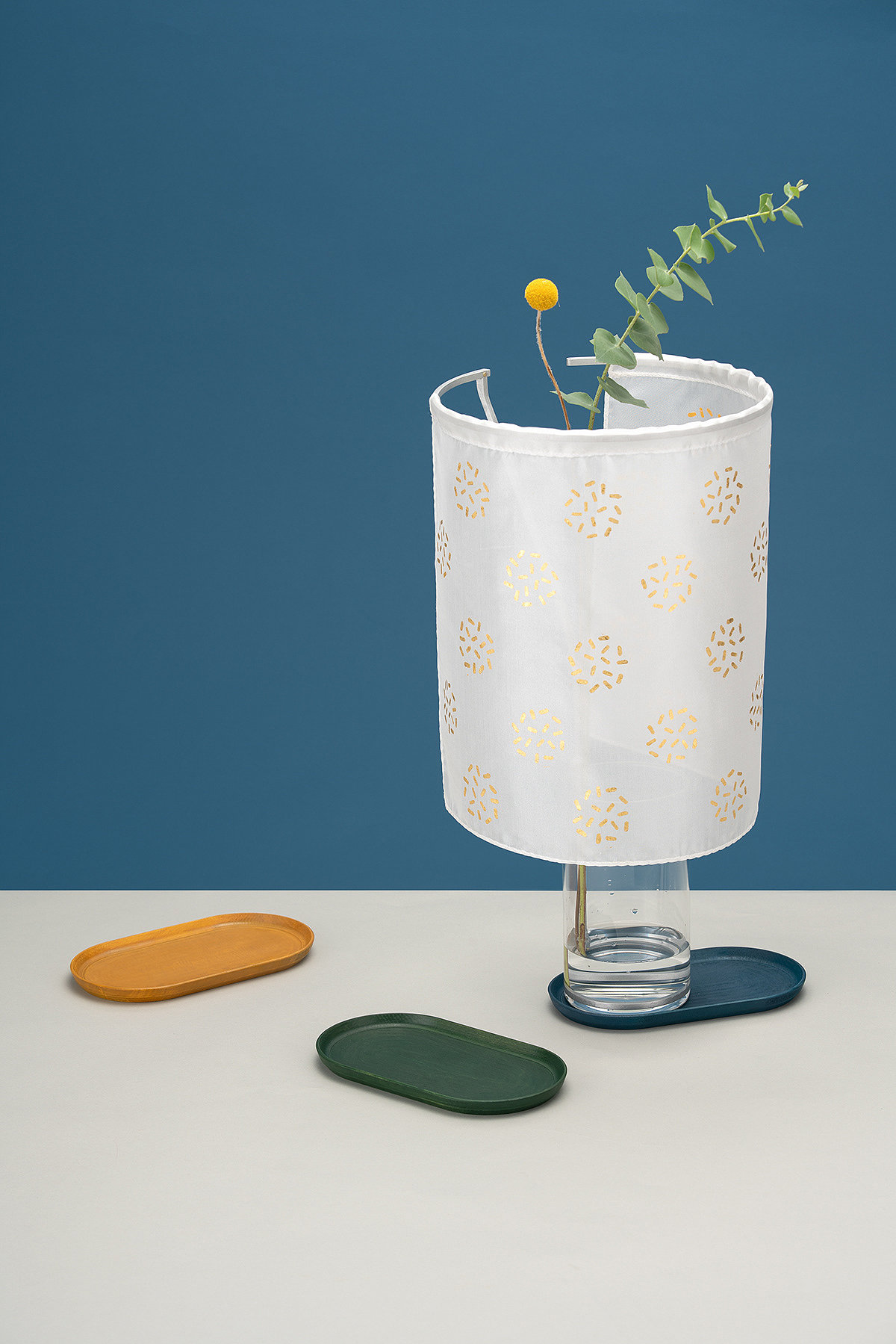 vase，Art，Gold foil，silk，