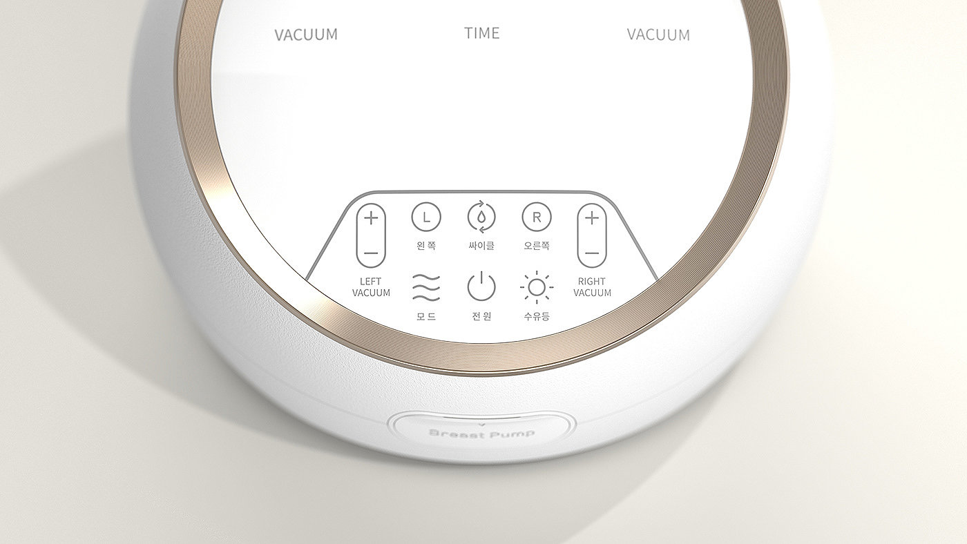 Breast pump，Simplicity，white，practical，