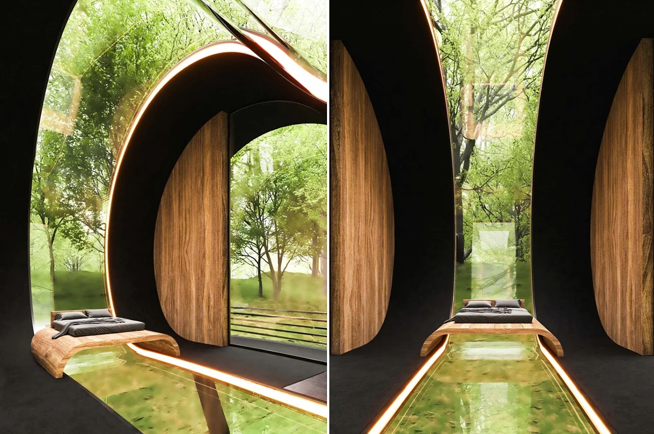 Hobbit style，Milad Eshtiyaghi，Forest House ，Architecture，