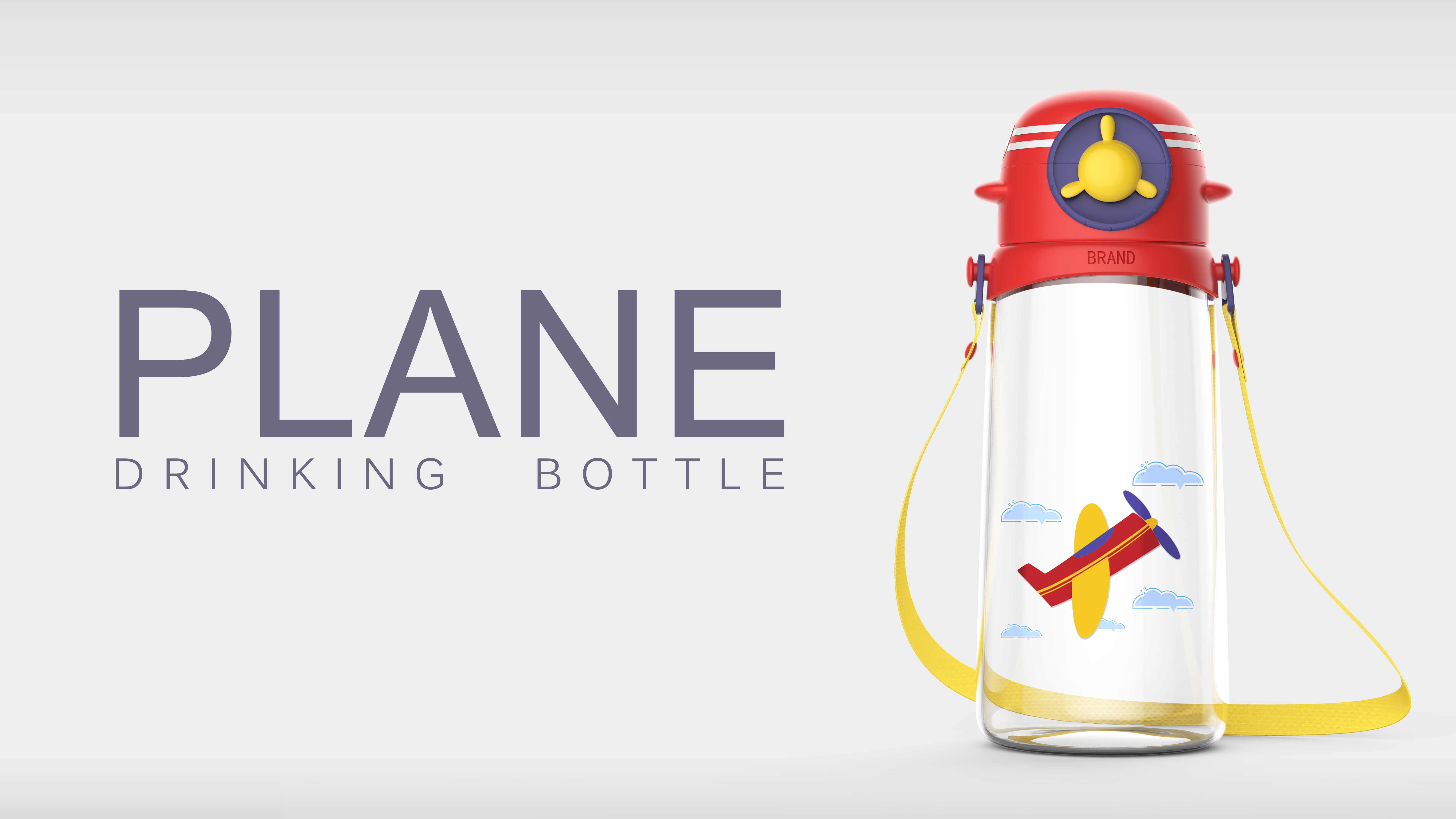 Children's water cup, cute, mother and baby, cartoon，