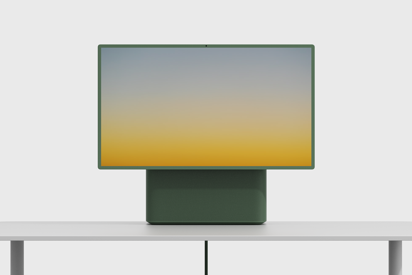 WS1，concept，workstation，imac，to work in an office，Wireless charging，