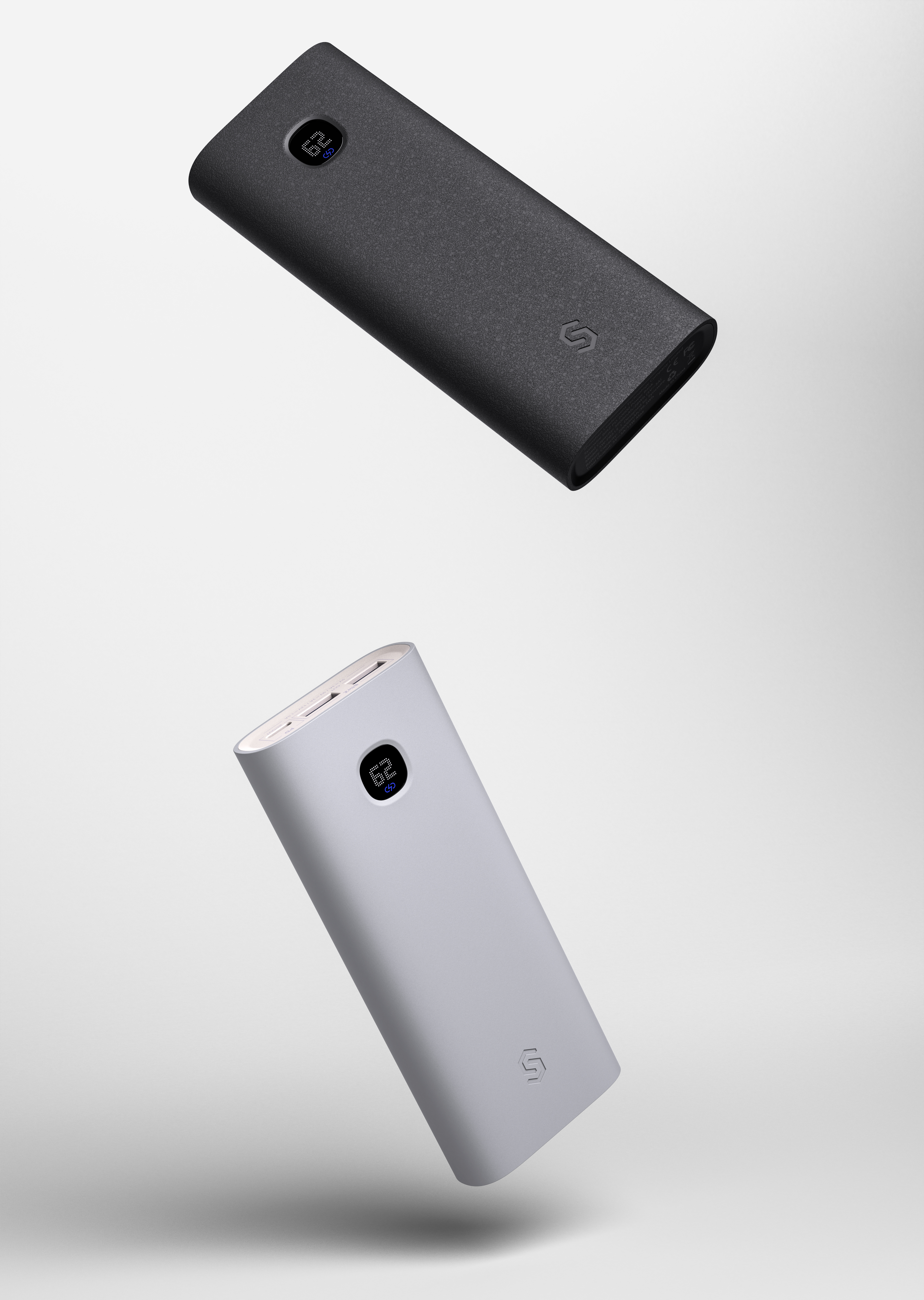 portable source，portable battery，industrial design，Simplicity，electronic product，cmf，Digital display，product design，