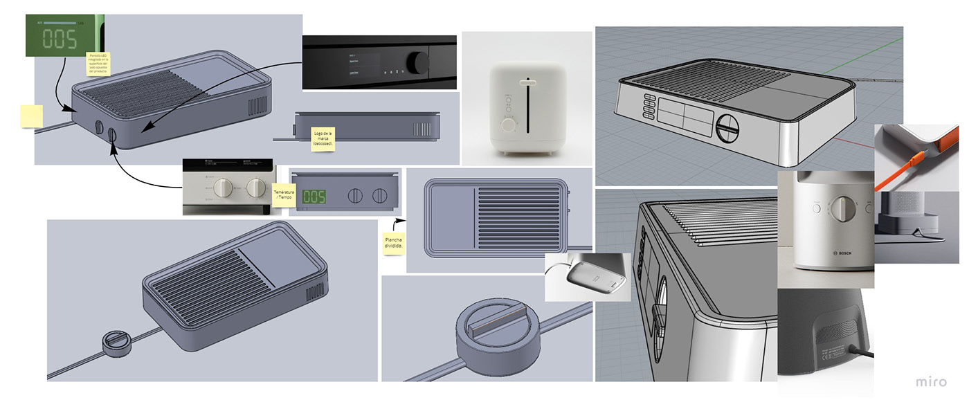 Cooking food，Roast，industrial design，Minimum kitchen，