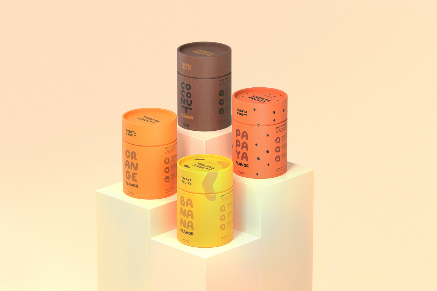 TREATY FRUITY，Dog snacks，Pet snacks，Brand design，