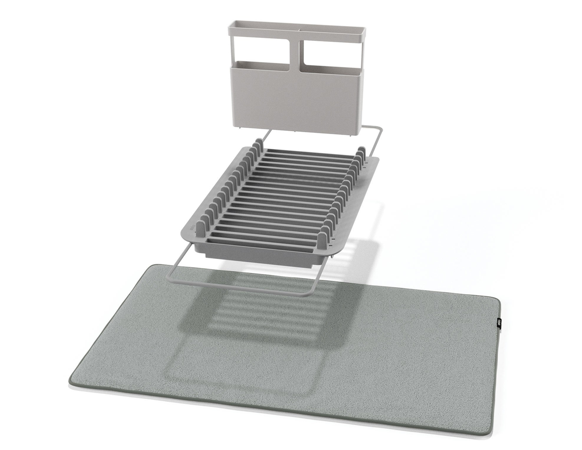 Dish rack，Fiber tableware drying pad，UDRY over the sink，