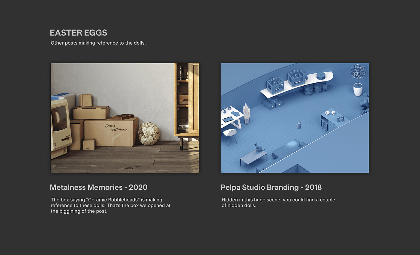 Ceramic doll，Card moving character，cgi，Digital art，