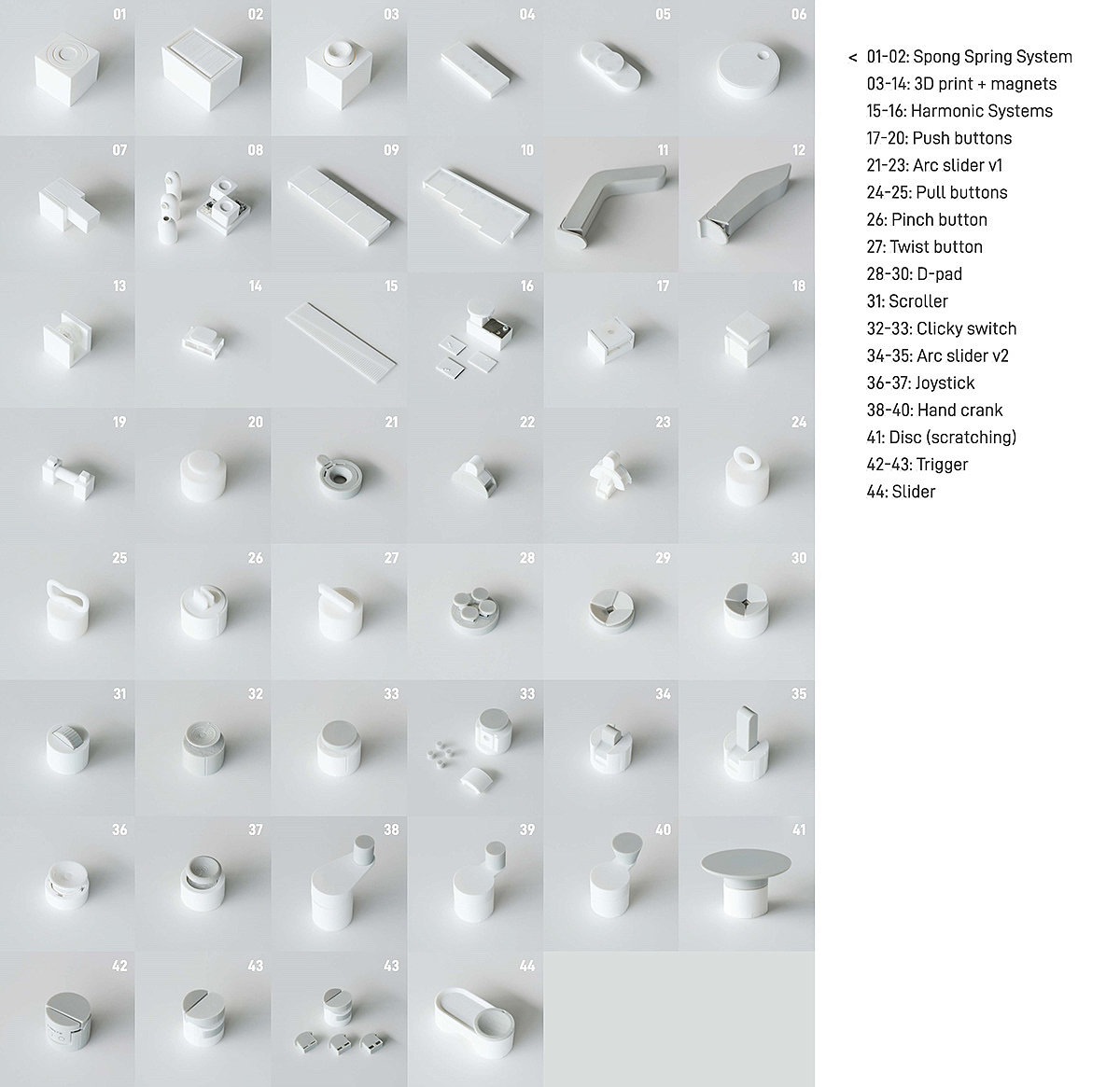 Happily Haptic Lab，Jonathan Low，Yes. YY，Tactile experience，Standardized design，3D printing，Modular design，Hall Effect Sensor ，
