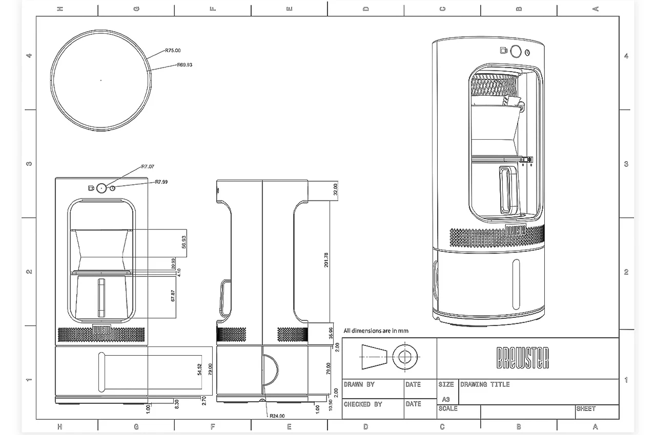 Brewster DCM5000，Automatic coffee machine，Coffee machine，Automatic coffee pouring machine，