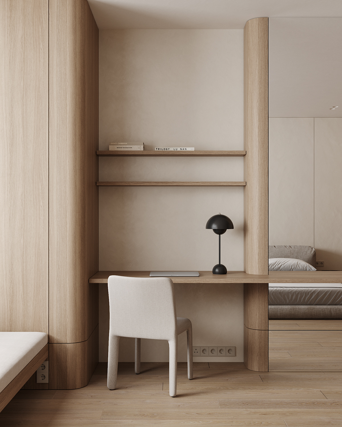 Viktoriya Sreda，Visualization and design，Interior design，Minimalist style，