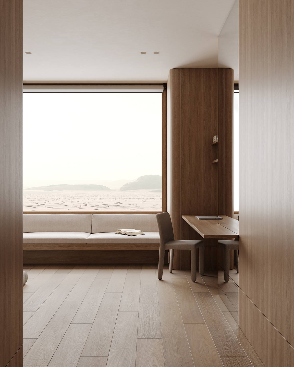 Viktoriya Sreda，Visualization and design，Interior design，Minimalist style，