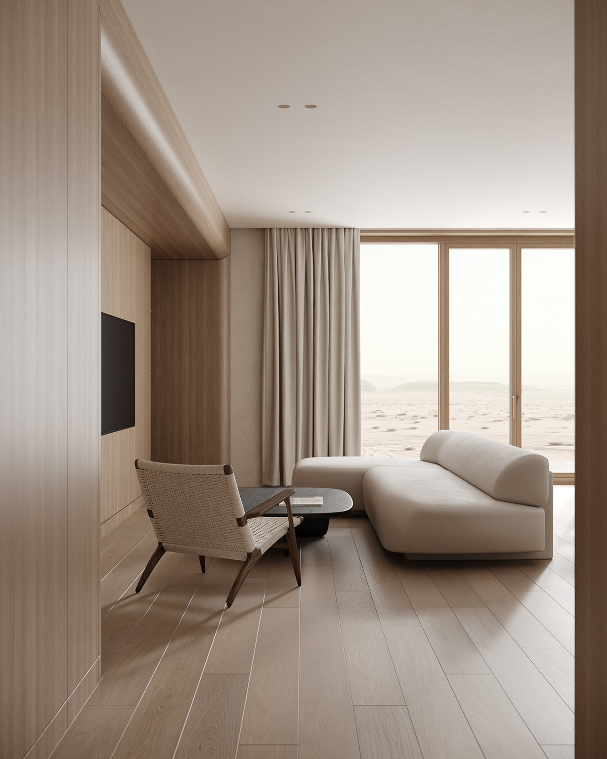 Viktoriya Sreda，Visualization and design，Interior design，Minimalist style，