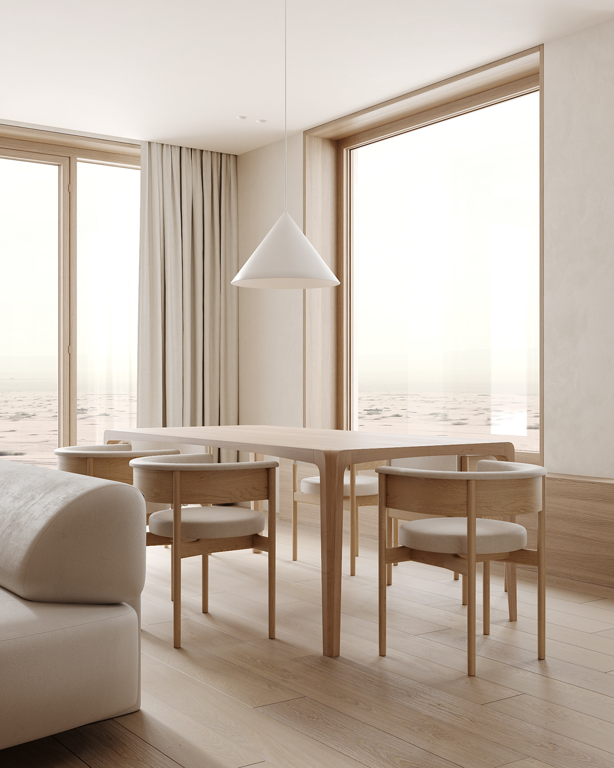 Viktoriya Sreda，Visualization and design，Interior design，Minimalist style，