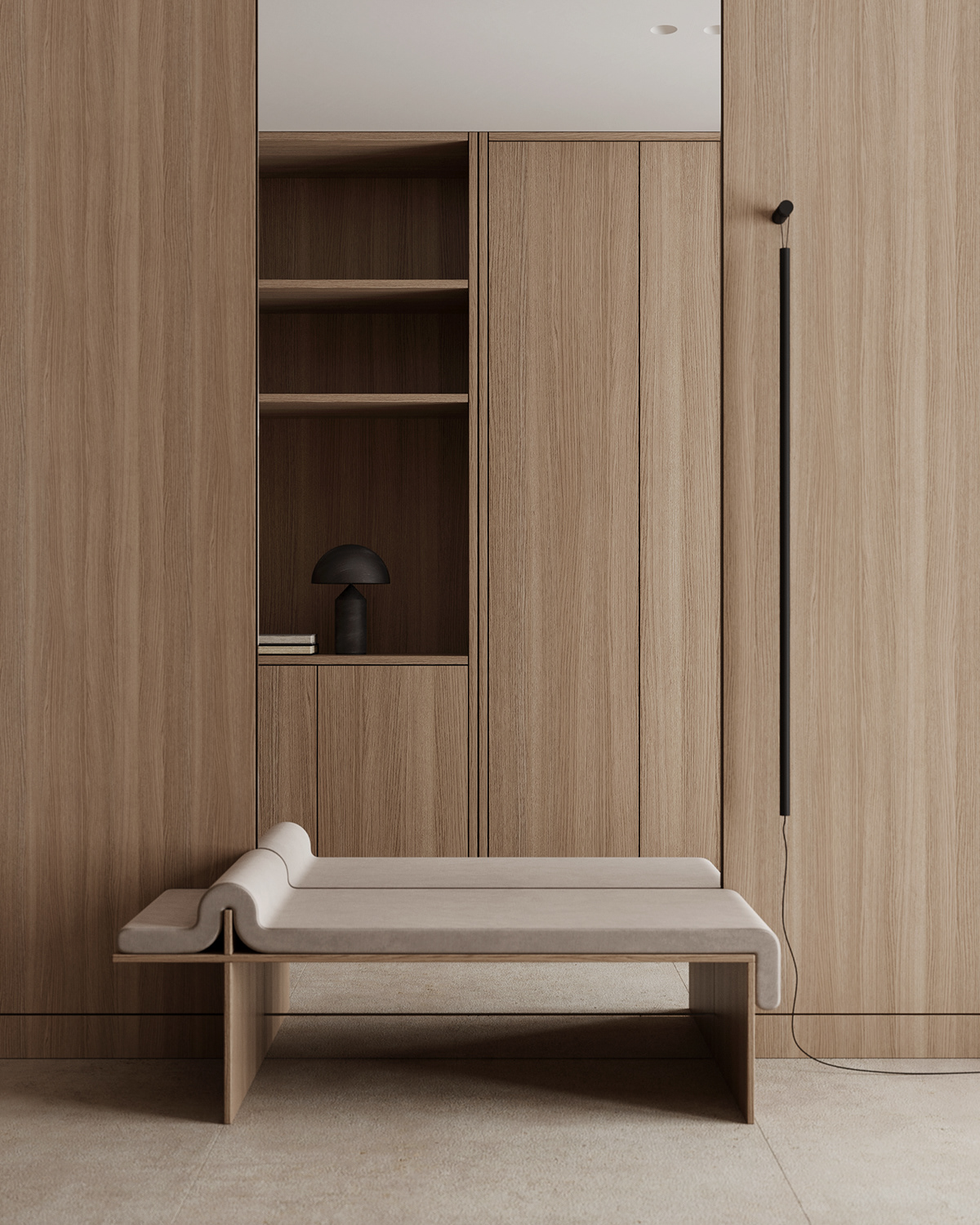 Viktoriya Sreda，Visualization and design，Interior design，Minimalist style，