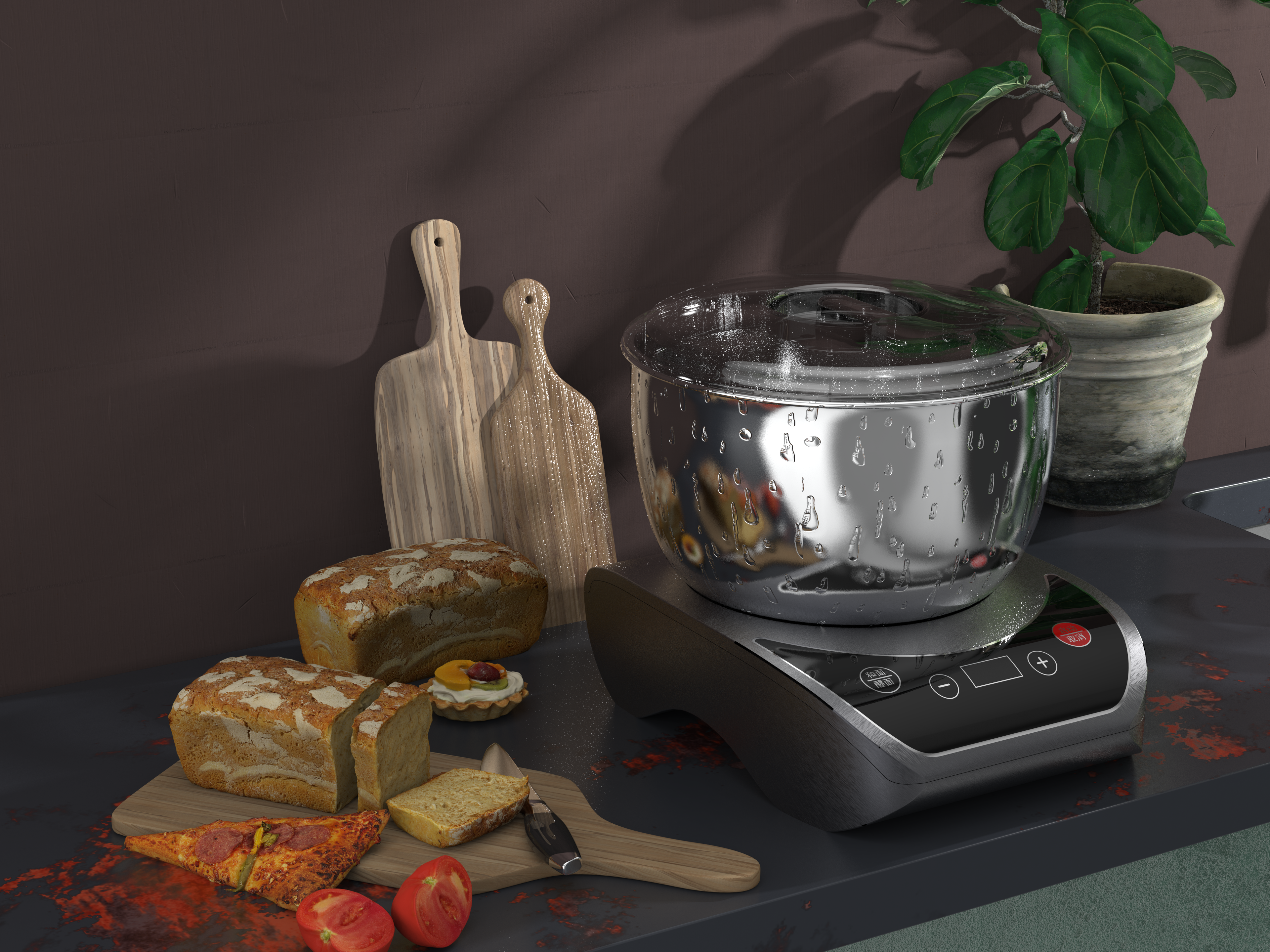 Home appliances / industrial design / cook machine / noodle machine / mixer，