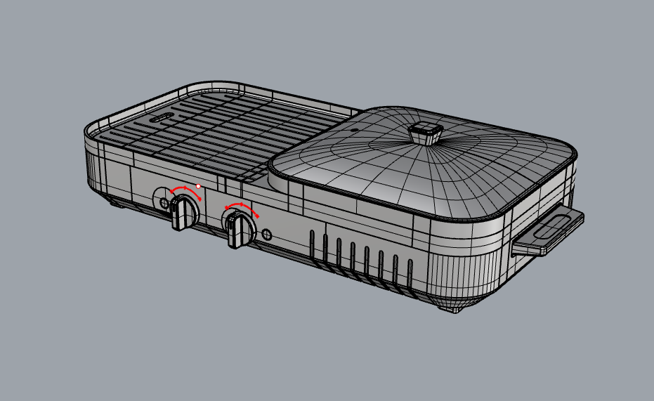 Barbecue hot pot electric baking plate，