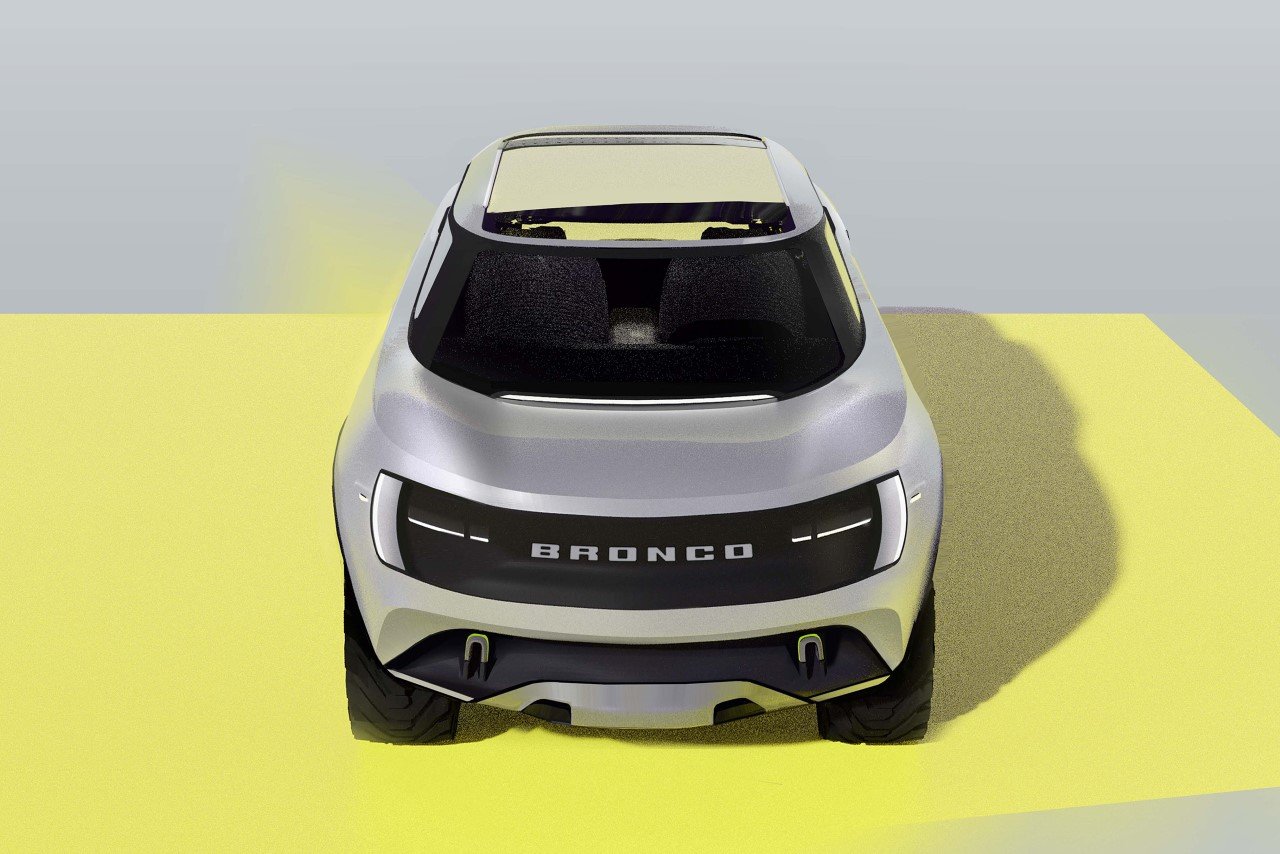 Haoyue Jia，Ford Bronco concept，Concept pickup，Automobile design，Streamlined design，
