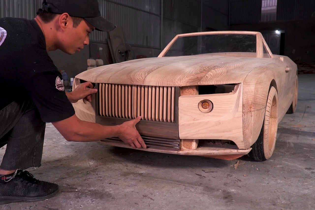 Rolls Royce stern replica，Zhang Wen，ND Woodworking Art，