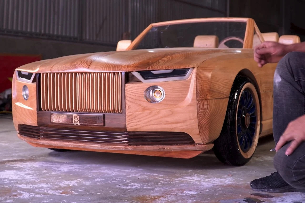 Rolls Royce stern replica，Zhang Wen，ND Woodworking Art，