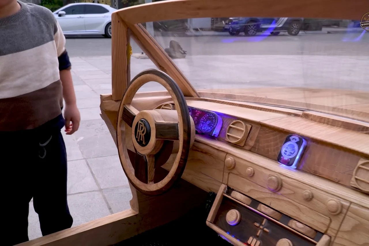Rolls Royce stern replica，Zhang Wen，ND Woodworking Art，