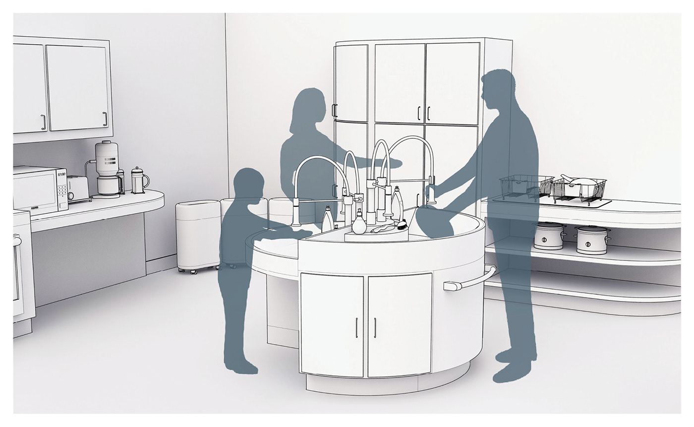 Architecture，indoor，Multifunctional common living space，