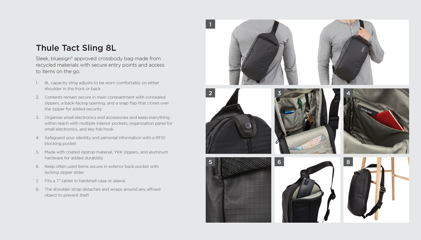 Thule Tact，knapsack，backpack bag，