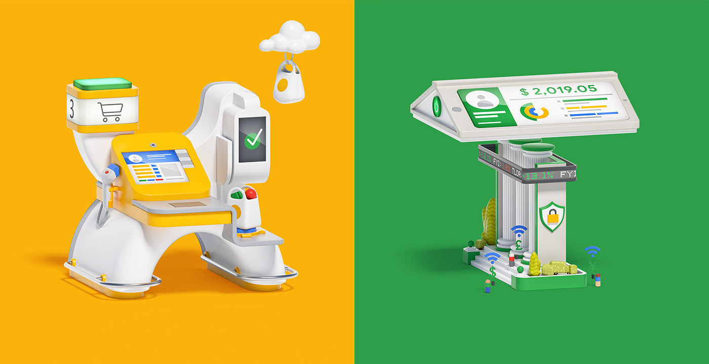 animation，Brand promotion，google，visual effect，