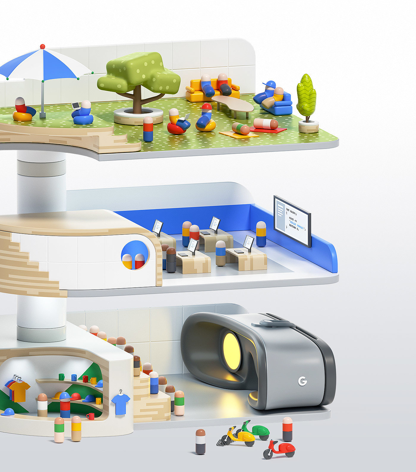 animation，Brand promotion，google，visual effect，