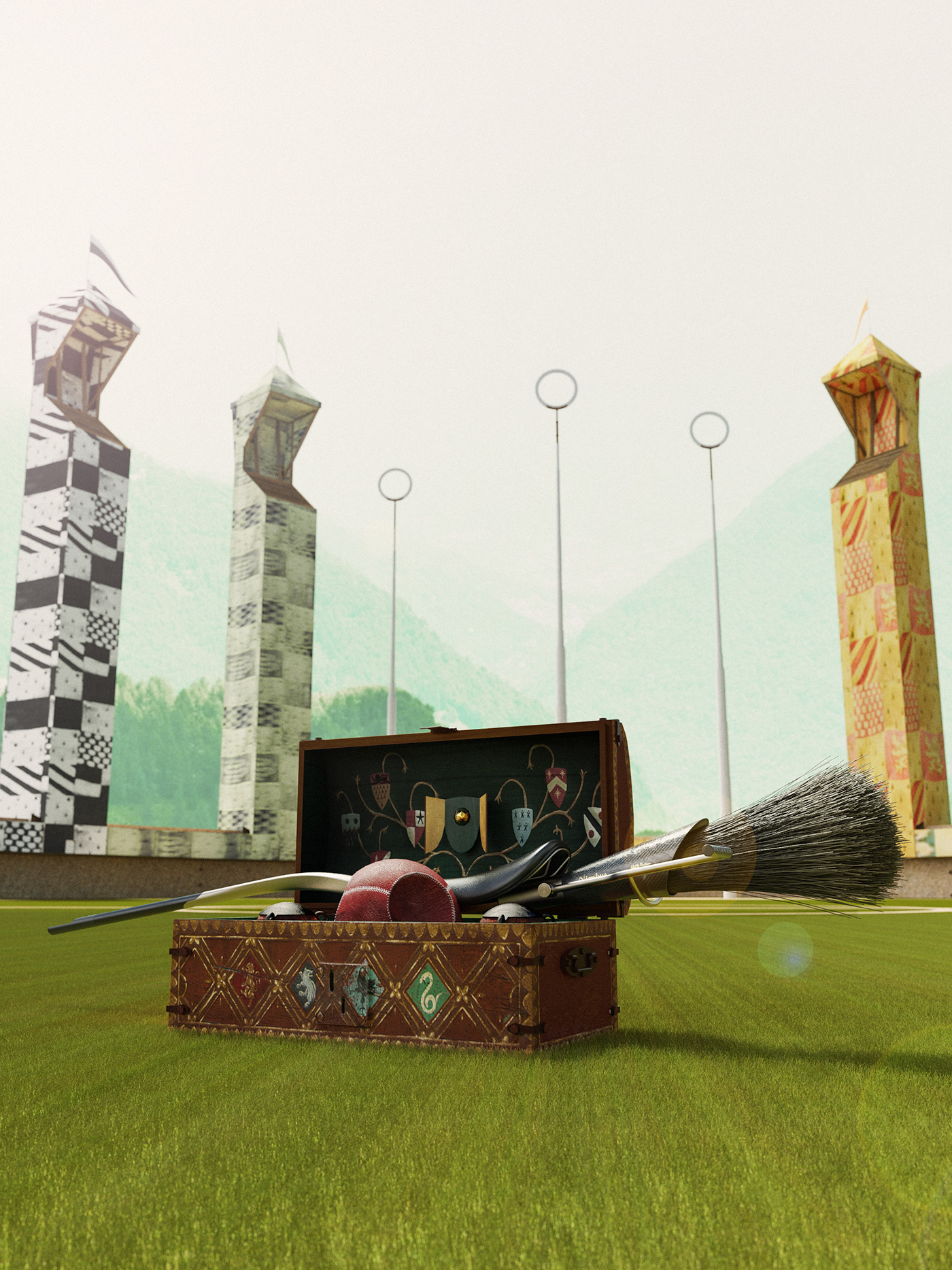 Flying broom，magic，Harry Potter，Nimbus，