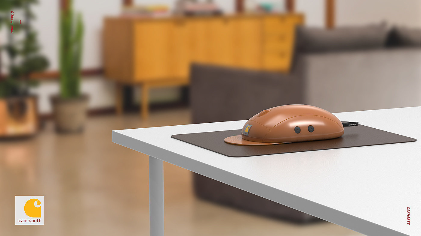Digital accessories，mouse，gules，fashion，Hat，